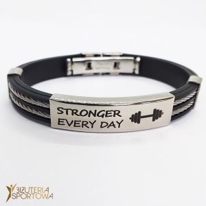 Stronger every day bracelet