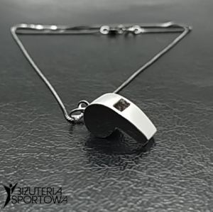 Whistle silver necklace