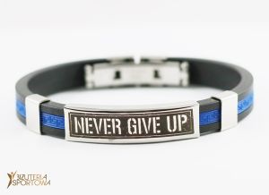 Never give up  bracelet
