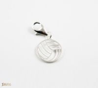VOLLEYBAL silver charms Pendant