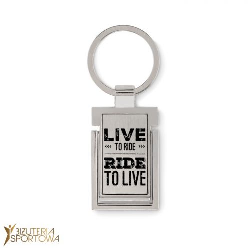 Live to ride key ring