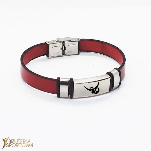 Leather bracelet skydiving
