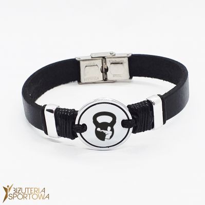 Crossfit leather bracelet