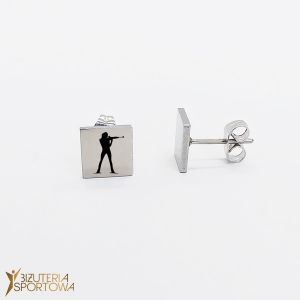 Biathlon earrings