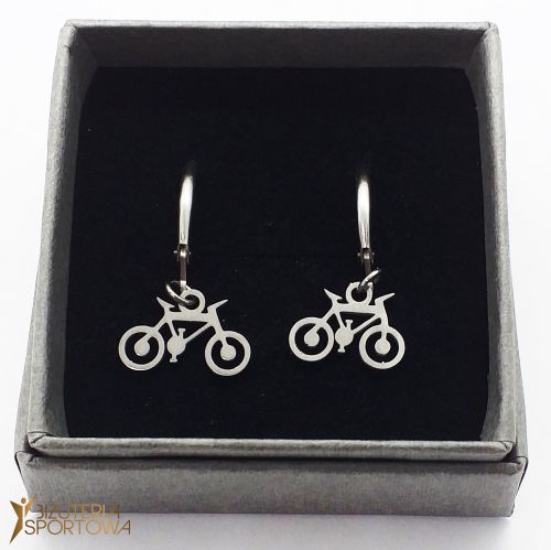 Bike earrings