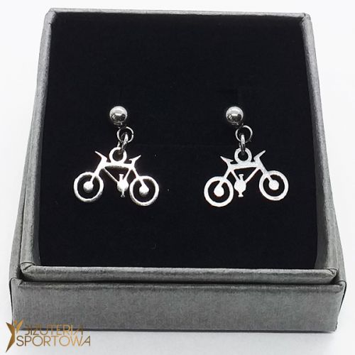 Bike earrings