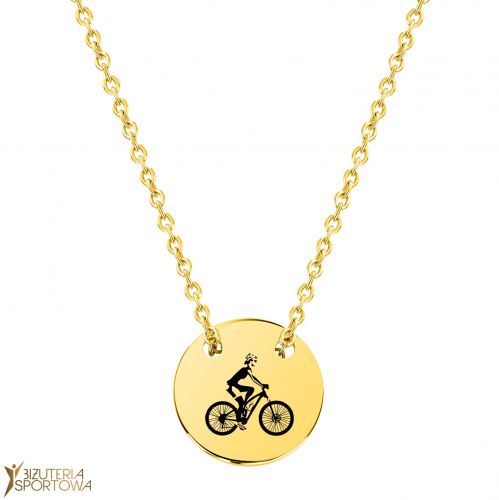 Celebrity bike necklace
