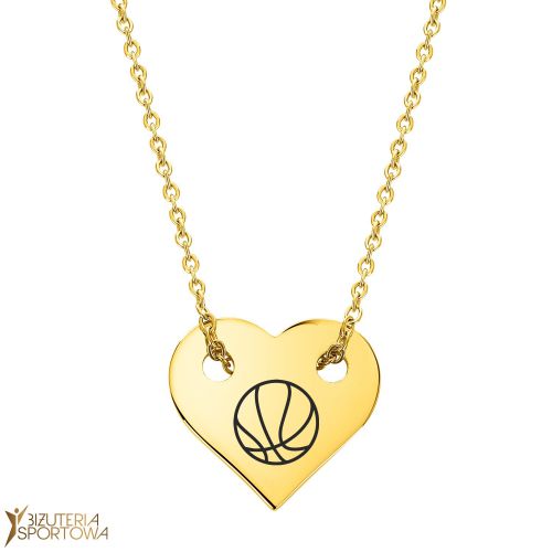 Basketball necklace