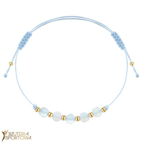 Birthstone bracelet - aquamarine