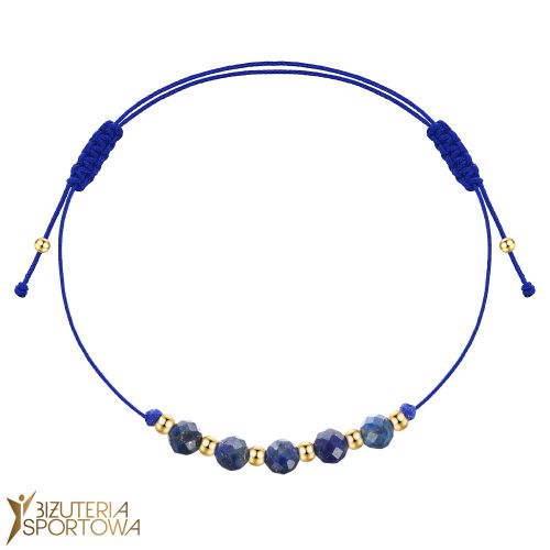 Birthstone bracelet - lapis lazuli