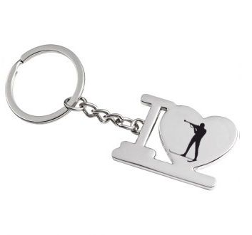 Biathlon key ring