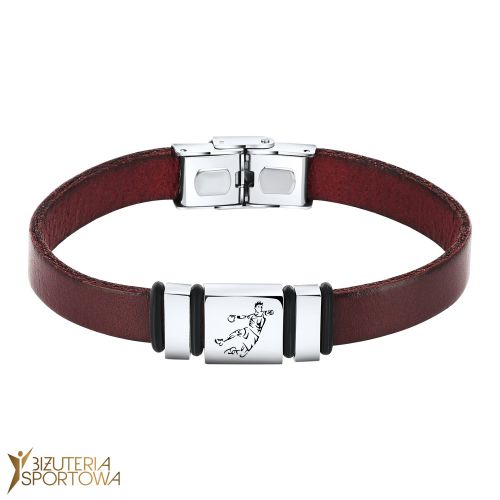 Handball leather bracelet