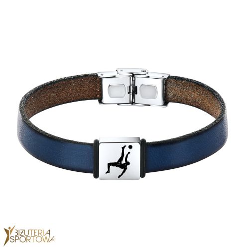 Football leather bracelet