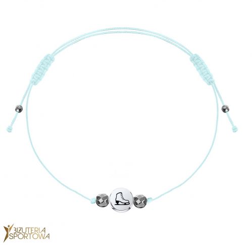 Ice skate bracelet