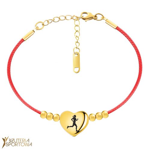 Running girl bracelet