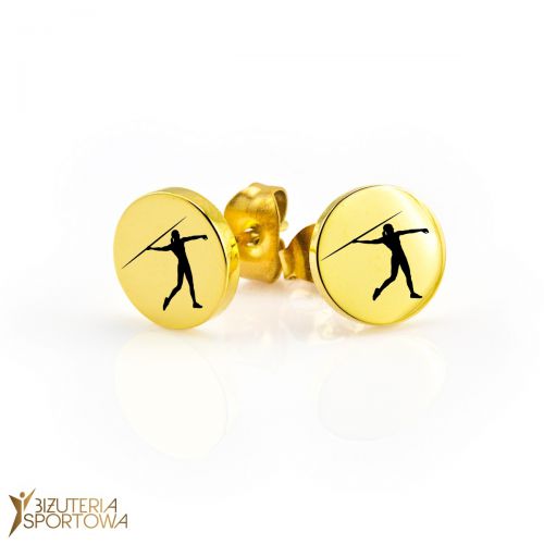 Javelin throw earrings