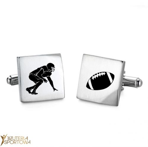 American football cufflinks