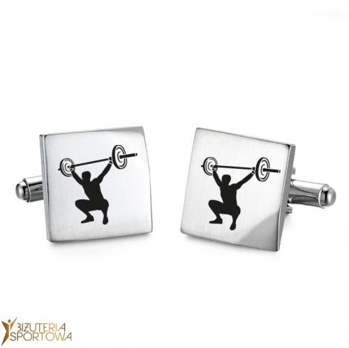 Weightlifting cufflink