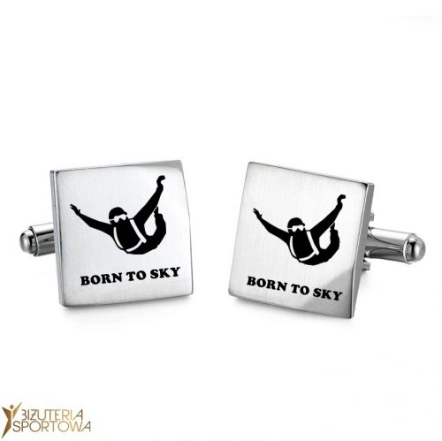 Skydiving cufflinks