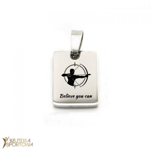 ARCHERY DOG TAG PENDANT